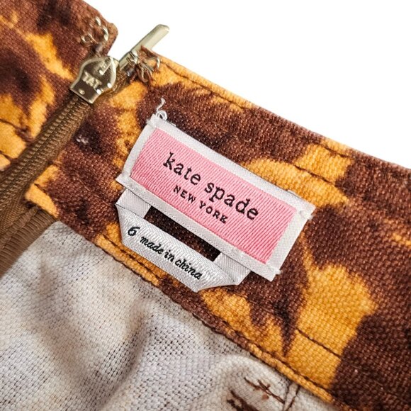 Kate Spade Leopard Print Pencil Skirt - Picture 4 of 10